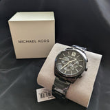 Michael Kors Langford Chronograph Black Dial Black Steel Strap Watch For Men - MK8993 Buy Now By Michael Kors
