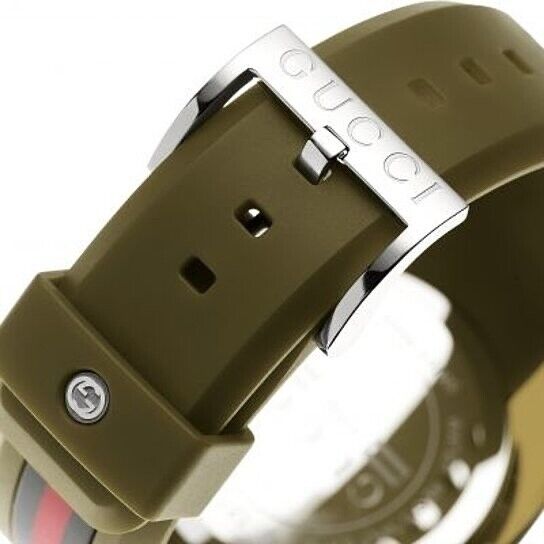 Gucci Sync XXL Quartz Brown Dial Brown Leather Strap Watch For Men - YA137106 Buy Now By Gucci