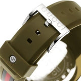 Gucci Sync XXL Quartz Brown Dial Brown Leather Strap Watch For Men - YA137106 Buy Now By Gucci