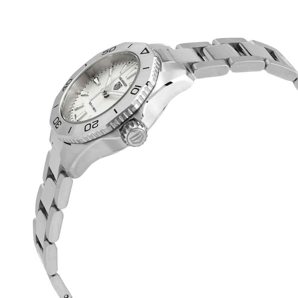 Tag Heuer Aquaracer Professional 200 Quartz White Dial Silver Steel Strap Watch for Women - WBP1411.BA0622 Buy Now By Tag Heuer
