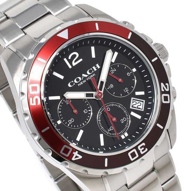 Coach Kent Black Dial Silver Steel Strap Watch for Men - 14602556 Buy Now By Coach