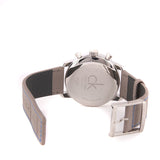 Calvin Klein City Silver Dial Grey Leather Strap Watch for Men - K2G211Q4 Buy Now By Calvin Klein