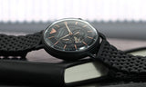 Emporio Armani Automatic Multifunction Black Dial Black Mesh Bracelet Watch For Men - AR60025 Buy Now By Emporio Armani