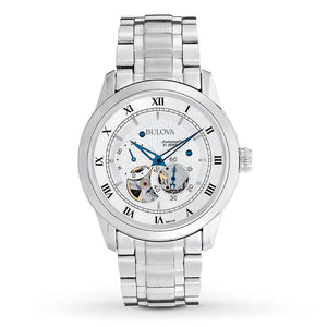 Bulova BVA Series Dual Aperture Silver Dial Silver Steel Strap Watch for Men - 96A118 Buy Now By Bulova