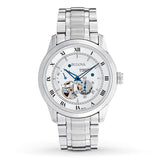 Bulova BVA Series Dual Aperture Silver Dial Silver Steel Strap Watch for Men - 96A118 Buy Now By Bulova