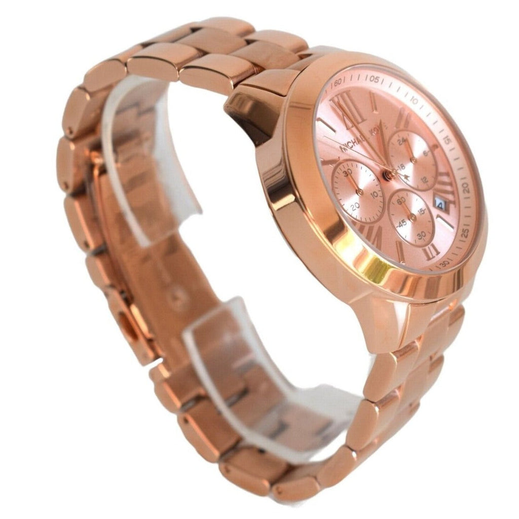 Michael Kors Runway Chronograph Rose Gold Dial Rose Gold Steel Strap Watch For Women - MK5778 Buy Now By Michael Kors