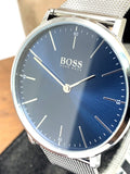 Hugo Boss Horizon Quartz Blue Dial Silver Mesh Bracelet Watch For Men - 1513541 Buy Now By Hugo Boss