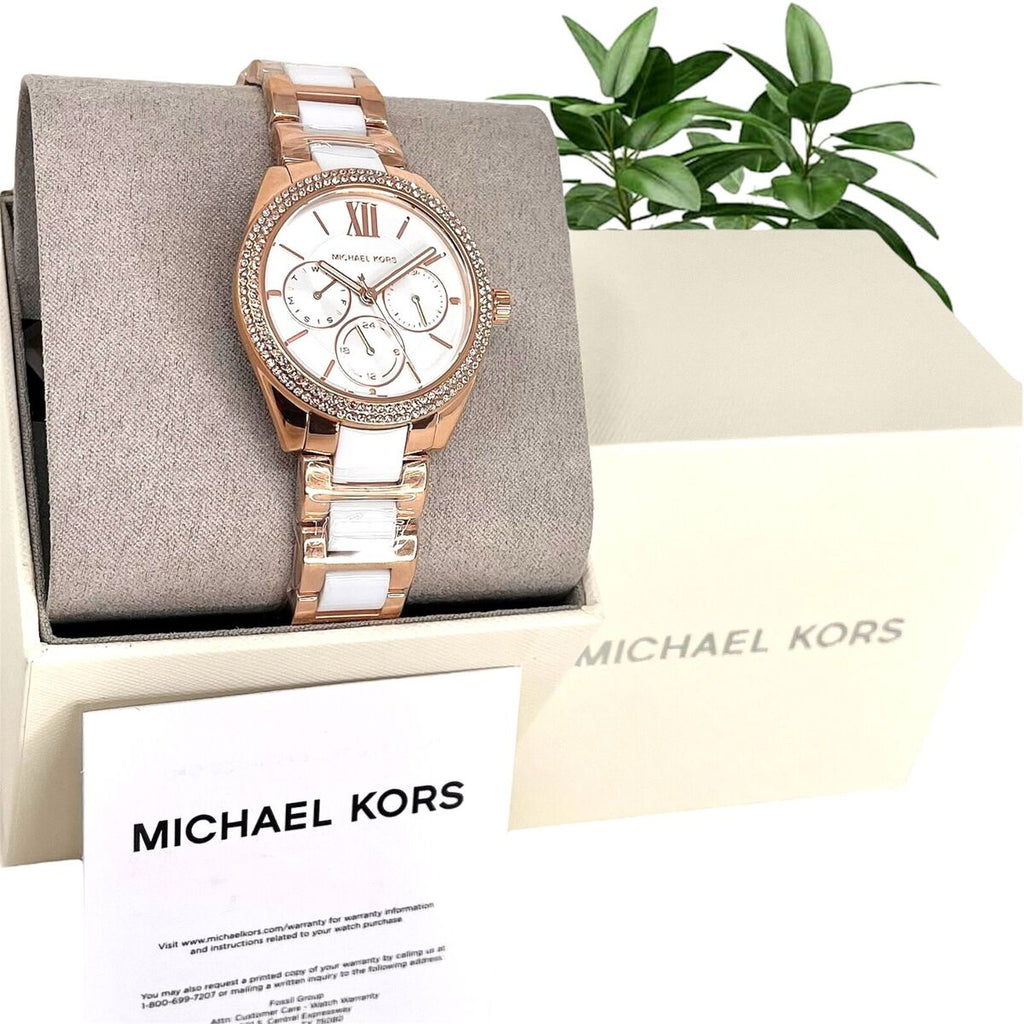 Michael Kors Janelle Multifunction Silver Dial Two Tone Steel Strap Watch For Women - MK7131 Buy Now By Michael Kors