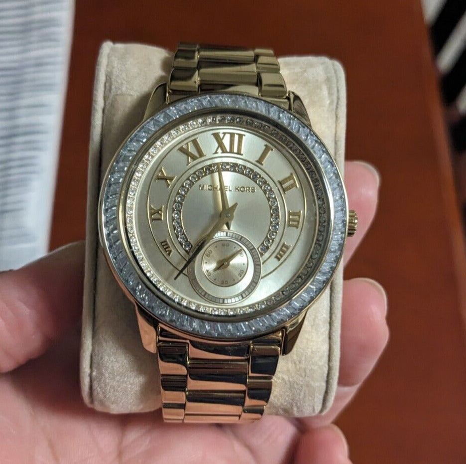 Michael Kors Madelyn Quartz Gold Dial Gold Steel Strap Watch For Women - MK6287 Buy Now By Michael Kors