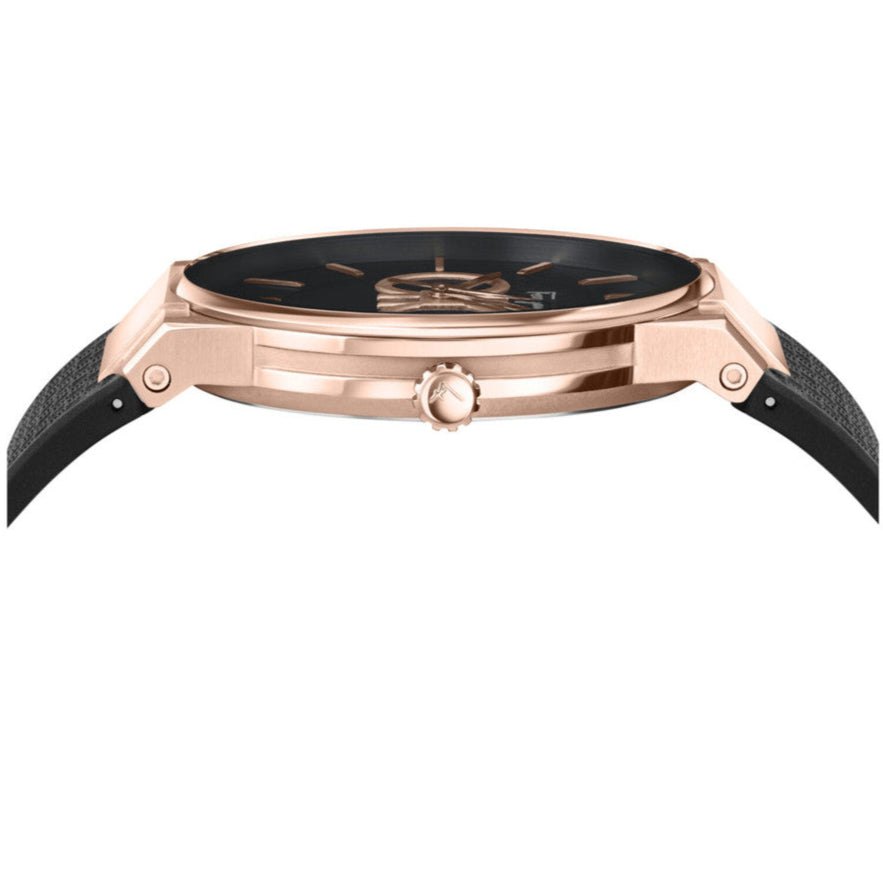 Salvatore Ferragamo Sapphire Bracelet Black Dial Black Silicone Strap Watch For Men - SFHP01324 Buy Now By Salvatore Ferragamo