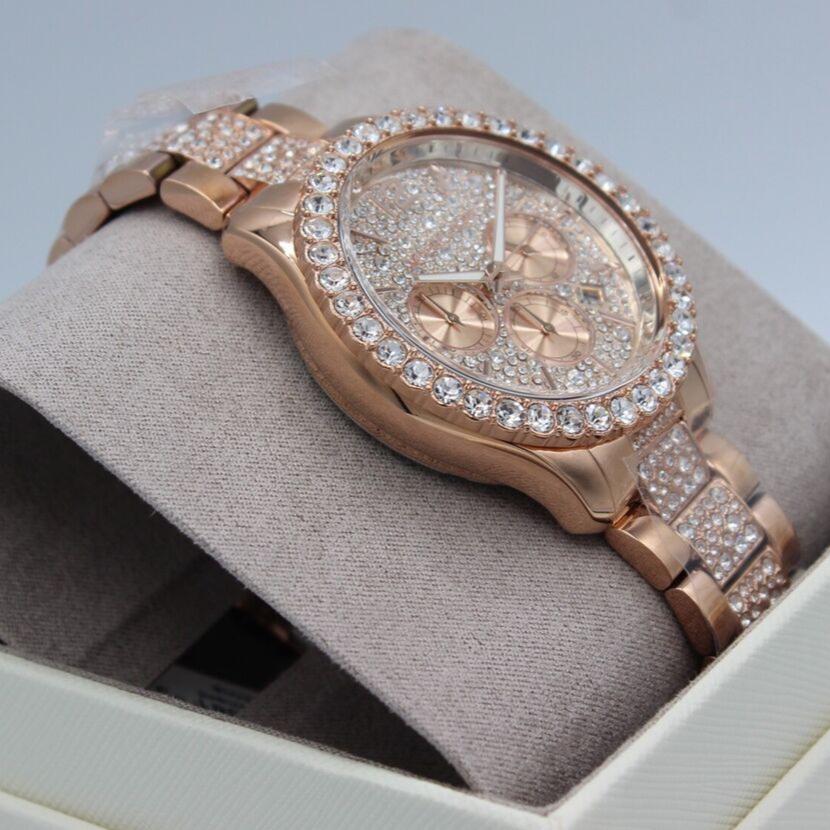 Michael Kors Layton Chronograph Rose Gold Dial Rose Gold Steel Strap Watch For Women - MK7285 Buy Now By Michael Kors