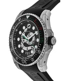 Gucci Dive Quartz Kingsnake Black Dial Black Rubber Strap Watch For Men - YA136217 Buy Now By Gucci