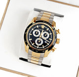 Versace V-Ray Chronograph Black Dial Two Tone Steel Strap Watch For Men - VE2I00421 Buy Now By Versace