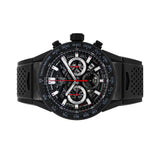 Tag Heuer Carrera Automatic Chronograph Black Dial Black Rubber Strap Watch for Men - CBG2A90.FT6173 Buy Now By Tag Heuer