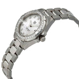 Tag Heuer Aquaracer Diamonds Mother of Pearl White Dial Silver Steel Strap Watch for Women - WBD1415.BA0741 Buy Now By Tag Heuer