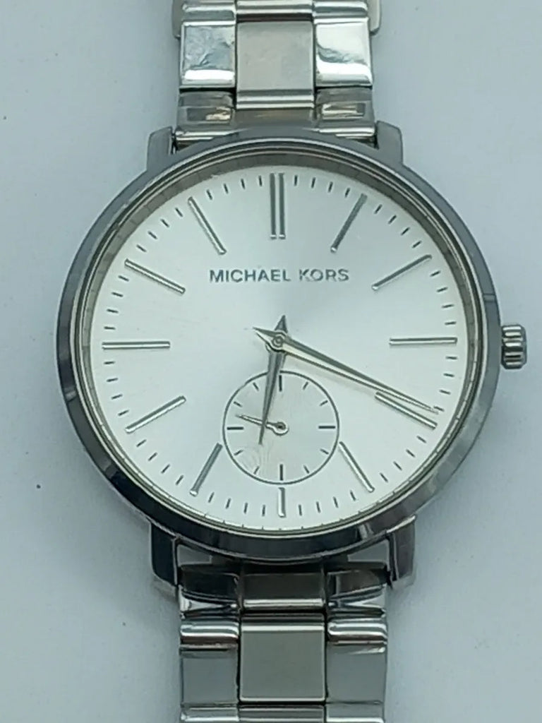 Michael Kors Jaryn Quartz Silver Dial Silver Steel Strap Watch For Women - MK3499 Buy Now By Michael Kors