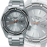 Seiko 5 Sports Special Edition Silver Dial Silver Steel Strap Watch For Men - SRPK09K1 Buy Now By Seiko