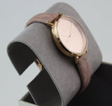 Michael Kors Jayne Three Hand Rose Gold Dial Pink Leather Strap Watch For Women - MK7130 Buy Now By Michael Kors