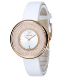 Swarovski Crystalline Pure White Dial White Leather Strap Watch for Women - 5376083 Buy Now By Swarovski