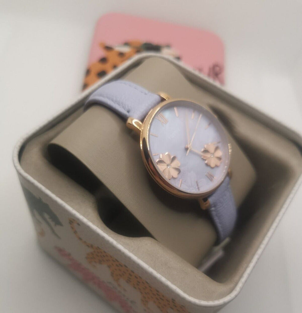 Fossil Jacqueline Purple Dial Purple Leather Strap Watch for Women - ES4814 Buy Now By Fossil