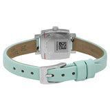 Tissot T Lady Lovely Square Silver Dial Light Green Leather Strap Watch for Women - T058.109.16.031.01 Buy Now By Tissot