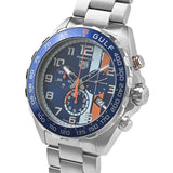 Tag Heuer Formula 1 Gulf Edition Chronograph Blue Dial Silver Steel Strap Watch for Men - CAZ101AT.BA0842 Buy Now By Tag Heuer