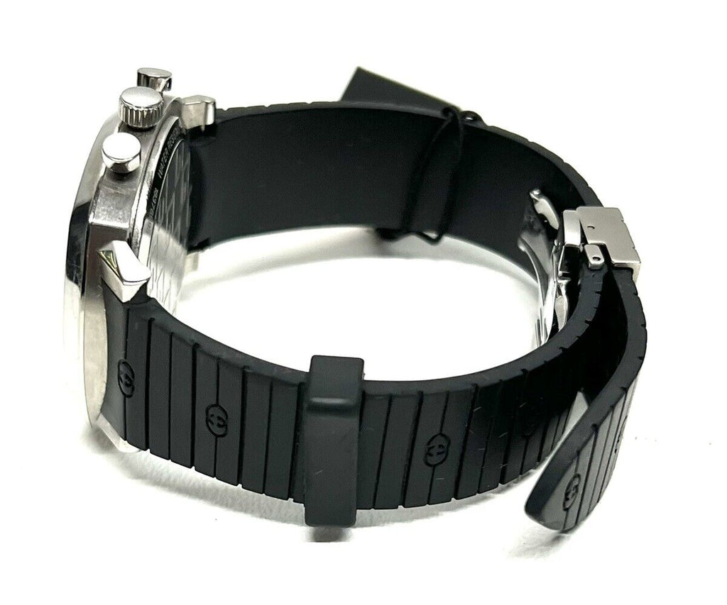 Gucci Grip Chronograph Black Dial Black Rubber Strap Watch For Men - YA157301 Buy Now By Gucci