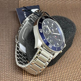 Tommy Hilfiger Larson Chronograph Blue Dial Silver Steel Strap Watch For Men - 1791917 Buy Now By Tommy Hilfiger