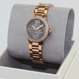 Michael Kors Camille Chronograph Grey Dial Rose Gold Steel Strap Watch For Women - MK6983 Buy Now By Michael Kors