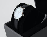 Emporio Armani Modern White Dial Black Leather Strap Watch For Women - AR11159 Buy Now By Emporio Armani