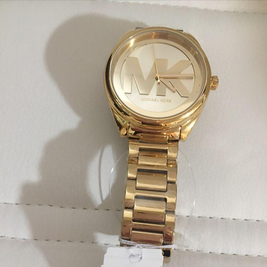 Michael Kors Janelle Gold Dial Gold Steel Strap Watch For Women - MK7086 Buy Now By Michael Kors