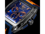 Versace Iconic Dominus Chronograph Blue Dial Blue Rubber Strap Watch For Men - VE6H00323 Buy Now By Versace