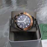 Fossil FB-03 Chronograph Black Dial Silver Steel Strap Watch for Men - FS5768 Buy Now By Fossil