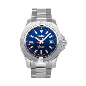 Breitling Avenger Automatic GMT 45 Blue Dial Silver Steel Strap Watch for Men - A32395101C1A1 Buy Now By Breitling