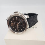 Michael Kors Brecken Chronograph Black Dial Black Leather Strap Watch For Men - MK8850 Buy Now By Michael Kors