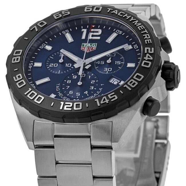 Tag Heuer Formula 1 Chronograph Blue Dial Silver Steel Strap Watch for Men - CAZ101AV.BA0842 Buy Now By Tag Heuer