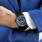 Seiko 5 Sports Automatic Blue Dial Black NATO Strap Watch for Men - SBSA098 Buy Now By Seiko