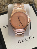 Gucci G Timeless Quartz Gold Dial Gold Steel Strap Watch For Women - YA126482 Buy Now By Gucci