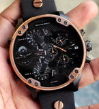 Diesel Mr Daddy 2.0 Chronograph Black Dial Black Steel Strap Watch For Men - DZ7400 Buy Now By Diesel