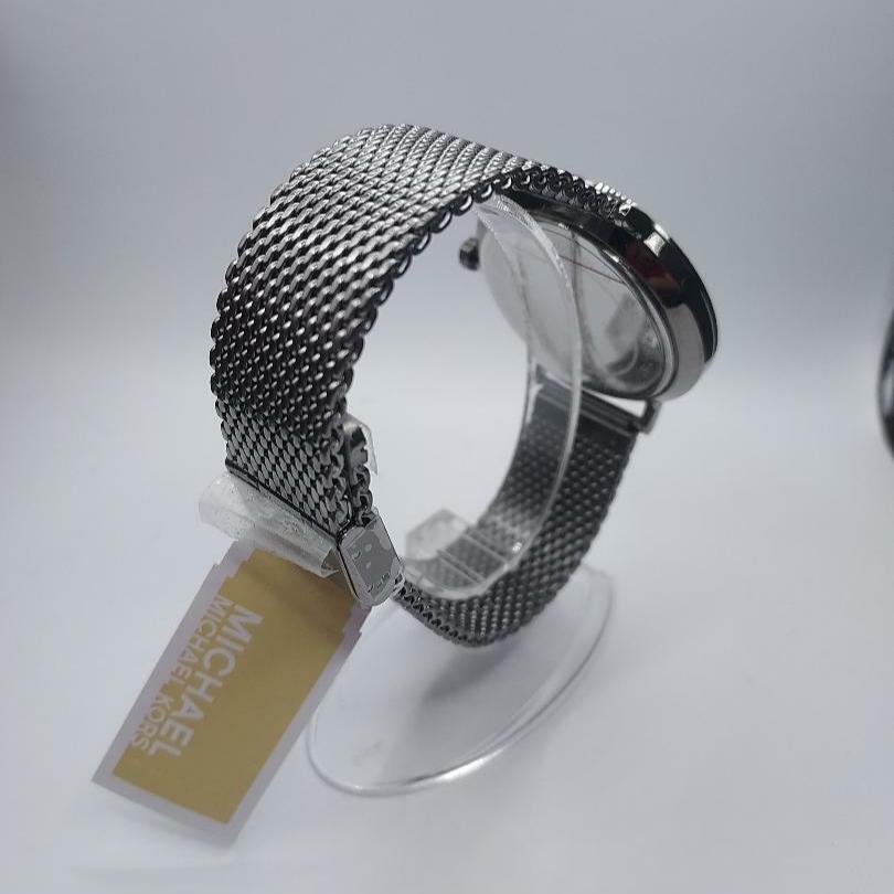 Michael Kors Auden Three-Hand Grey Dial Grey Mesh Strap Watch for Men - MK7151 Buy Now By Michael Kors