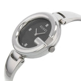 Gucci Guccissima Black Dial Silver Steel Strap Watch For Women - YA134301 Buy Now By Gucci