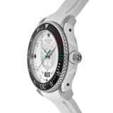 Gucci Dive Tiger White Dial White Rubber Strap Watch For Men - YA136329 Buy Now By Gucci