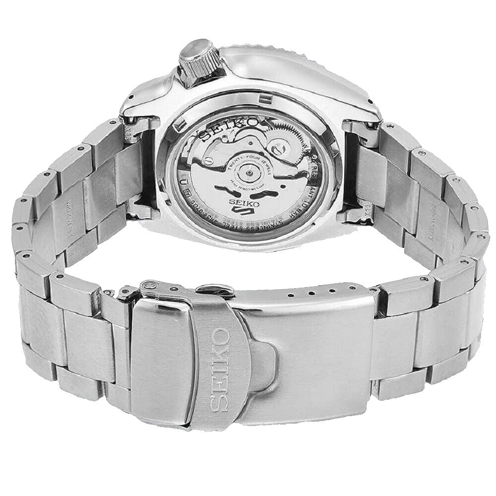 Seiko 5 Sports Special Edition Silver Dial Silver Steel Strap Watch For Men - SRPK09K1 Buy Now By Seiko