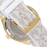 Michael Kors Jessa Multifunction Gold Dial White Leather Strap Watch For Women - MK7204 Buy Now By Michael Kors
