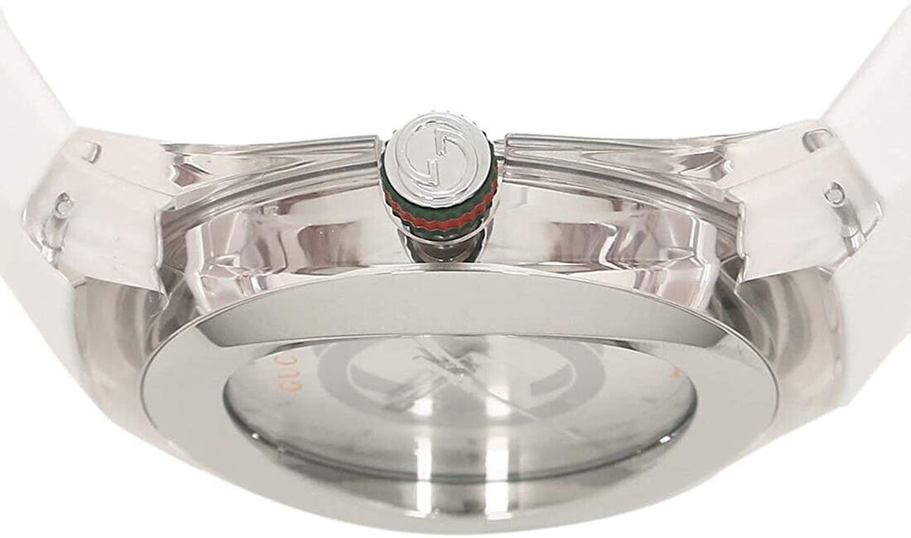 Gucci Sync XXL White Dial White Rubber Strap Watch For Men - YA137102 Buy Now By Gucci