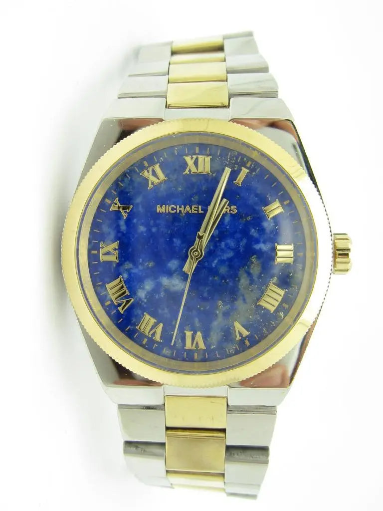 Michael Kors Channing Blue Dial Two Tone Steel Strap Watch For Women - MK5893 Buy Now By Michael Kors