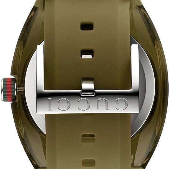 Gucci Sync XXL Quartz Brown Dial Brown Leather Strap Watch For Men - YA137106 Buy Now By Gucci