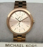 Michael Kors Garner Quartz Rose Gold Dial Rose Gold Steel Strap Watch For Women - MK6409 Buy Now By Michael Kors