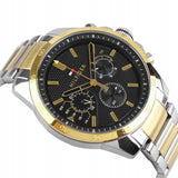 Tommy Hilfiger Decker Chronograph Black Dial Two Tone Steel Strap Watch for Men - 1791559 Buy Now By Tommy Hilfiger
