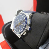 Salvatore Ferragamo 1927 Chrono Analog Blue Dial Blue Leather Strap Watch for Men - SFKZ00223 Buy Now By Salvatore Ferragamo